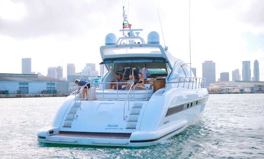 Magnificent 72’ Mangusta Luxury Motor Yacht in Miami