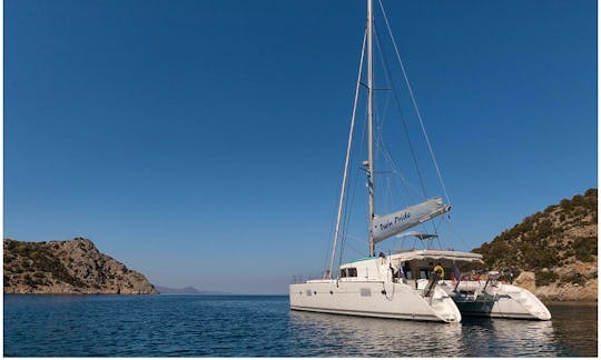 Crewed Charter on S/CAT Twin Pride Lagoon 500 Sailing Catamaran in Alimos, Greece