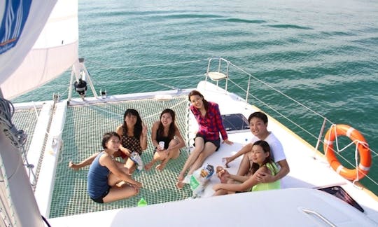 Overnight Sailing Holiday on board a Lagoon 400 sailing catamaran in Singapore