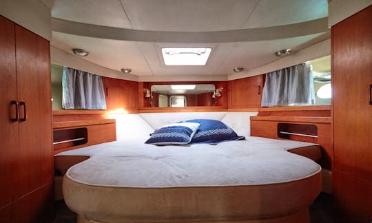 Princess 45, Greece Sailing, Mykonos Yacht Rental master cabin