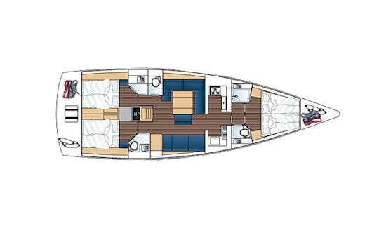 シチリア島マルサラでのDufour 500 GLセーリングヨットのレンタル