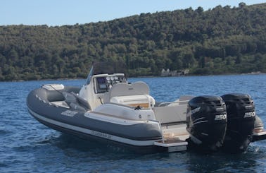Book the Jokerboat Clubman 28 RIB + 2 x Mercury Verado 250 HP in Trogir, Croatia