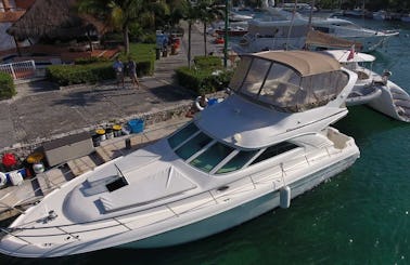 42 ft Yacht rental Riviera Maya Sea Ray tour, from Playa del Carmen and Tulum area