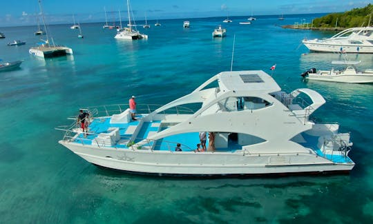 Saona island Private Powered Catamaran .