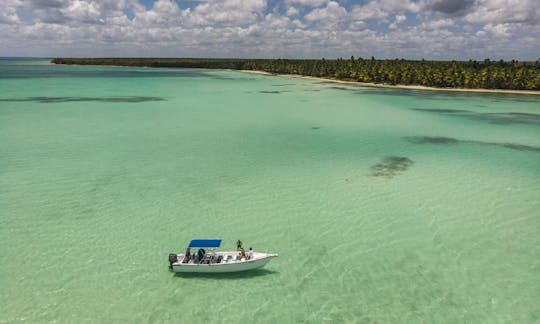 Private fast panga saona island