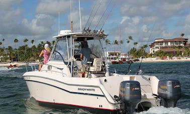 Inshore and Reef bottom fishing in Punta Cana, Grady White Tiger Cat 26'