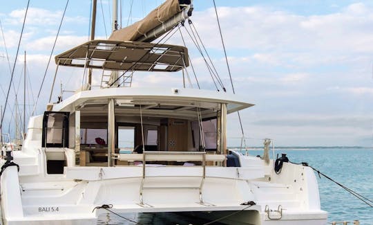 "Amura" Bali 5.4 Open Space Sailing Catamaran Rental in Ibiza, Spain