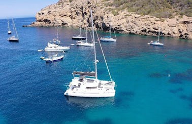 Crewed Charter on "Cidici" Lagoon 450 Cruising Catamaran in Ibiza, Spain