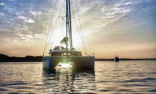Luxury Yacht Charter Catamaran Rental Magec Victoria 67 in Ibiza, Formentera, Mallorca Or Menorca (Balearic Islands)