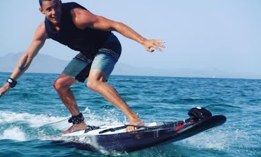 Eco-Friendly Electric Surf Board Carver X Rental in Corralejo