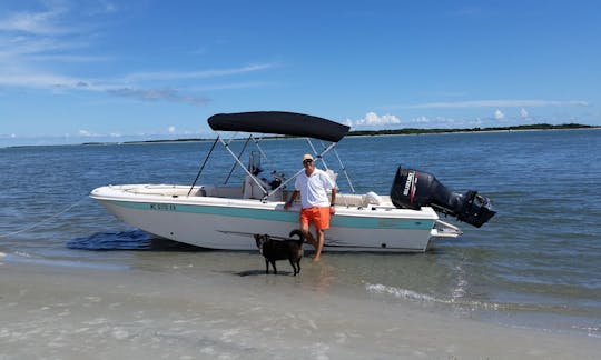 Our boat, Captain and its 1st Mate!