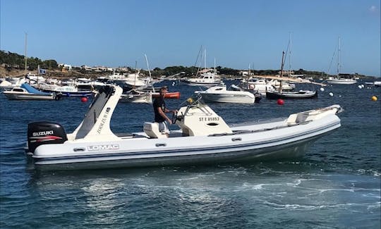 Lomac 790 RIB Rental in Palermo to Egadi and Eolie