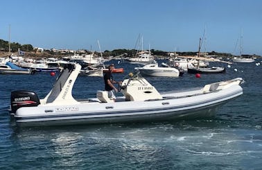 Lomac 790 RIB Rental in Palermo to Egadi and Eolie