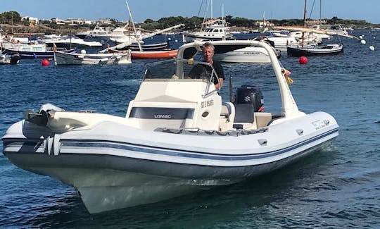 Lomac 790 RIB Rental in Palermo to Egadi and Eolie