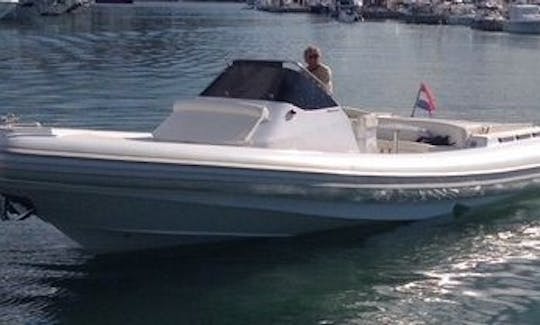 ''Charlie'' Magazzu’ MX 11 Coupe’ RIB Rental in Palermo to Egadi and Eolie