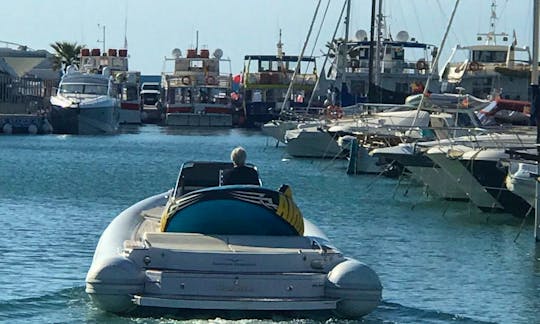 "Charlie" Magazzu’ MX 11 Coupe’ RIB Rental in Palermo to Egadi and Eolie