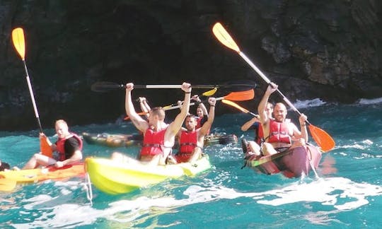 Excursión en kayak y esnórquel con tortugas en Palm-mar