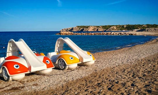 Pedal Boat Rental for the Family in Kolympia, Greece