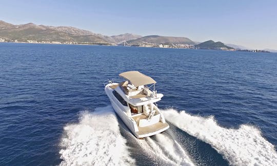 Jeanneau Prestige 400 Fly Luxury Yacht Cruise in Dubrovnik