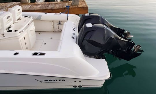 Rent 25ft Boston Whaler Center Console in Jolly Harbour
