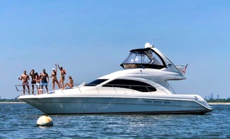 46' fully loaded Sea Ray Luxury Yacht. Brooklyn Bridge Location!