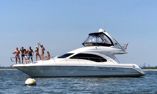 This is how we party - in style aboard Liquid Assets.