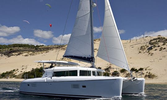 "Dynamis" Catamaran Lagoon 420 Sailing Catamaran Rental in Nikiti, Greece