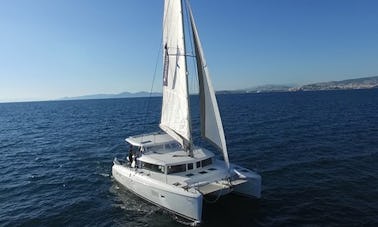 Alquiler del catamarán de vela «Dynamis» Lagoon 420 en Nikiti, Grecia