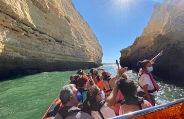 Explore Benagil caves & Marinha beaches, Algarve, Portugal on this Amazing Passenger Boat!