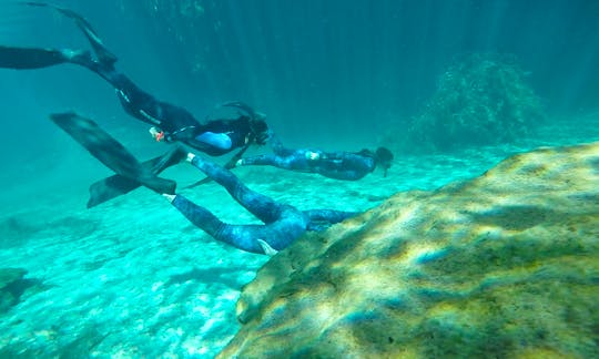 Certification Freediving in Tulum, Quintana Roo.