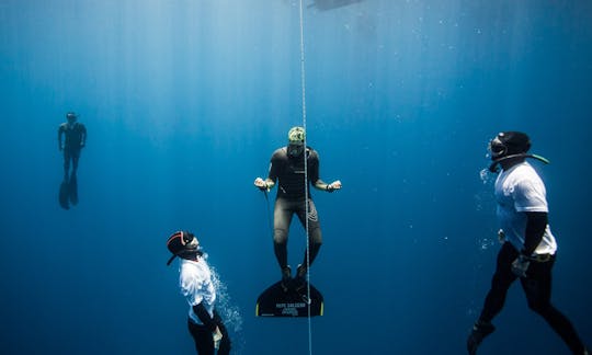 Certification Freediving in Tulum, Quintana Roo.