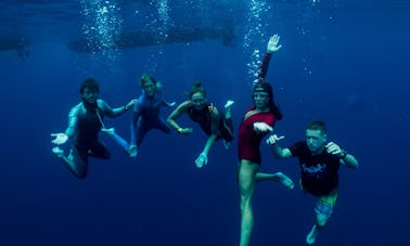 Certification Freediving in Tulum, Quintana Roo.