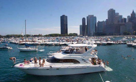 Captained Charter on 60ft Martini Sea Ray Luxury Motor Yacht in Chicago