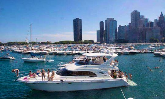 Captained Charter on 60ft Martini Sea Ray Luxury Motor Yacht in Chicago, Illinois