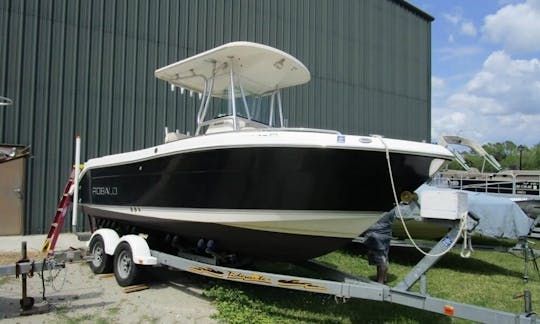 Barco con consola central Robalo R220
