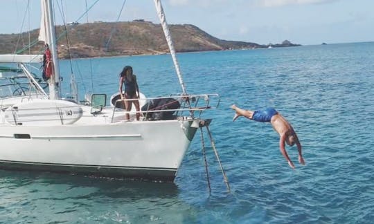 Un voilier de luxe grand, confortable et spacieux pour 12 personnes à St Thomas/STJ