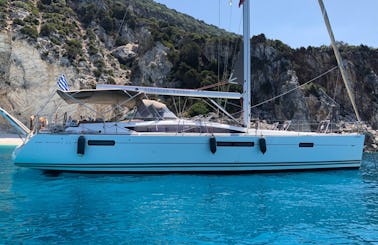 Jeanneau 53 Sailing yacht available for charter in Lefkas