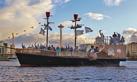 50' Pirate Ship Adventure Aboard Queen Anne's Revenge in Seattle