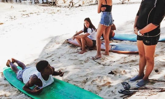 Surf Lesson in Siargao, Philippines!