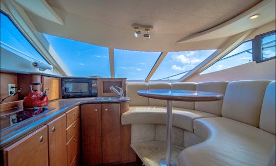 Incredible Silverton 48' Yacht for charter! Don’t Worry Be Happy!