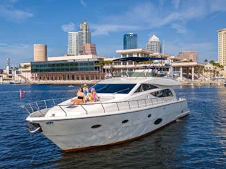 67ft Uniesse Flybridge Yacht Charter in Tampa, FL