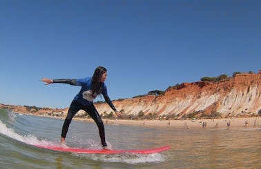 Surfing Lesson in Falésia Beach