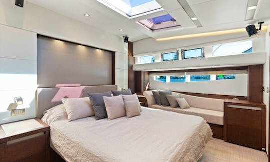 Rent a Luxury Yachting Experience! 75' Prestige in Aventura, Florida