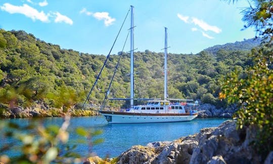 Carta de luxo Gulet personalizada de 28 pés na Turquia