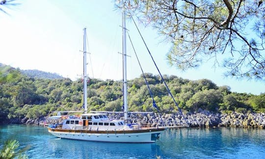 Carta de luxo Gulet personalizada de 28 pés na Turquia