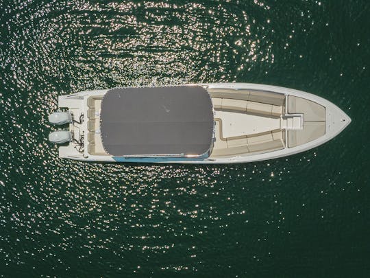 Bateau à moteur de 40 pieds et 35 passagers - Profitez d'une visite panoramique de la baie de Carthagène