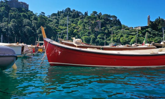 18' Primula Mare Gozzo Boat for Rent in Portofino, Italy