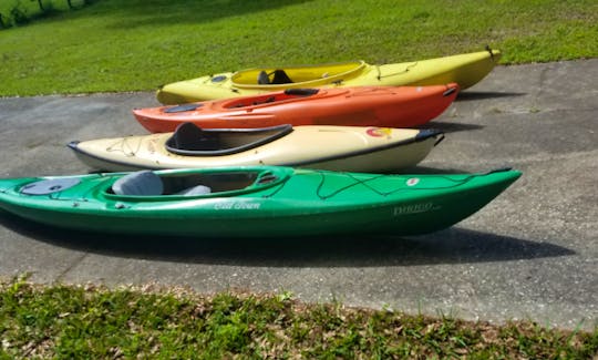 Sit Inside Kayaks for Rent in DeLand