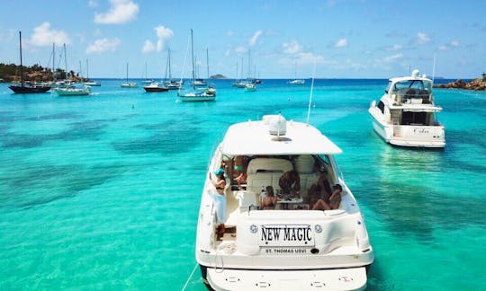 Sea Ray Luxury Boat Charter for 12 People in St. Thomas, U.S. Virgin Islands