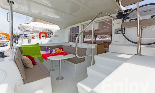 Lagoon 421 Cruising Catamaran Rental in Athens, Alimos